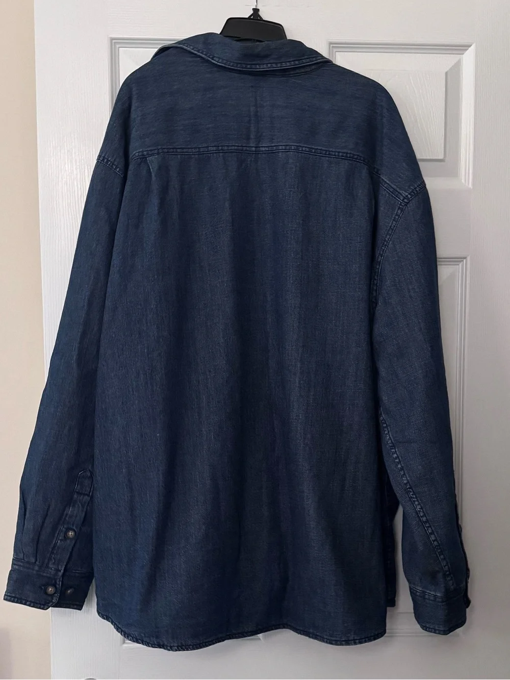 Vintage denim shirt jacket